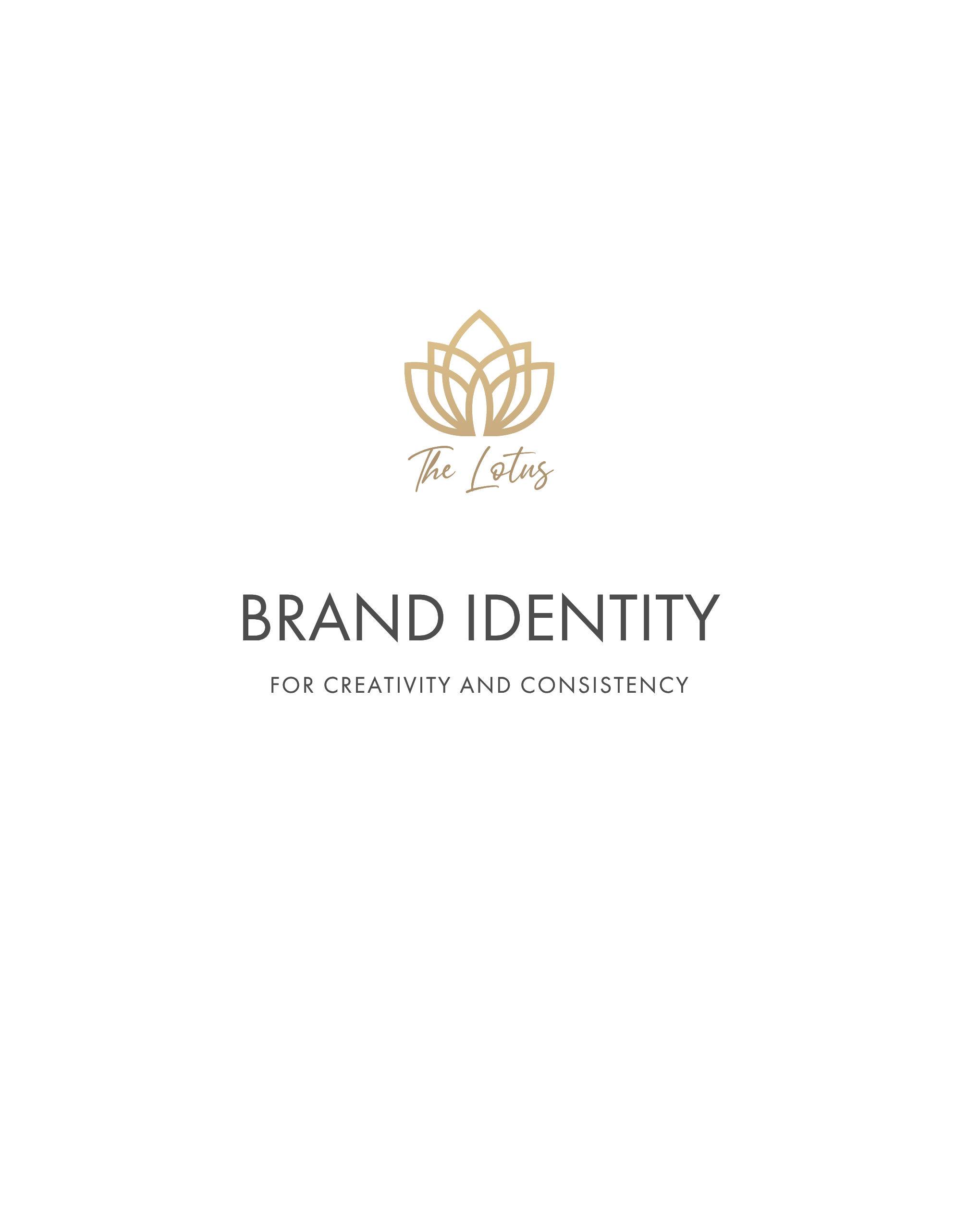 The Lotus — brand identity board